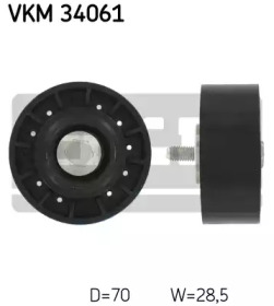 Паразитный / ведущий ролик SKF для FORD ESCORT VI (GAL) 1.8 XR3i 16V 4x4